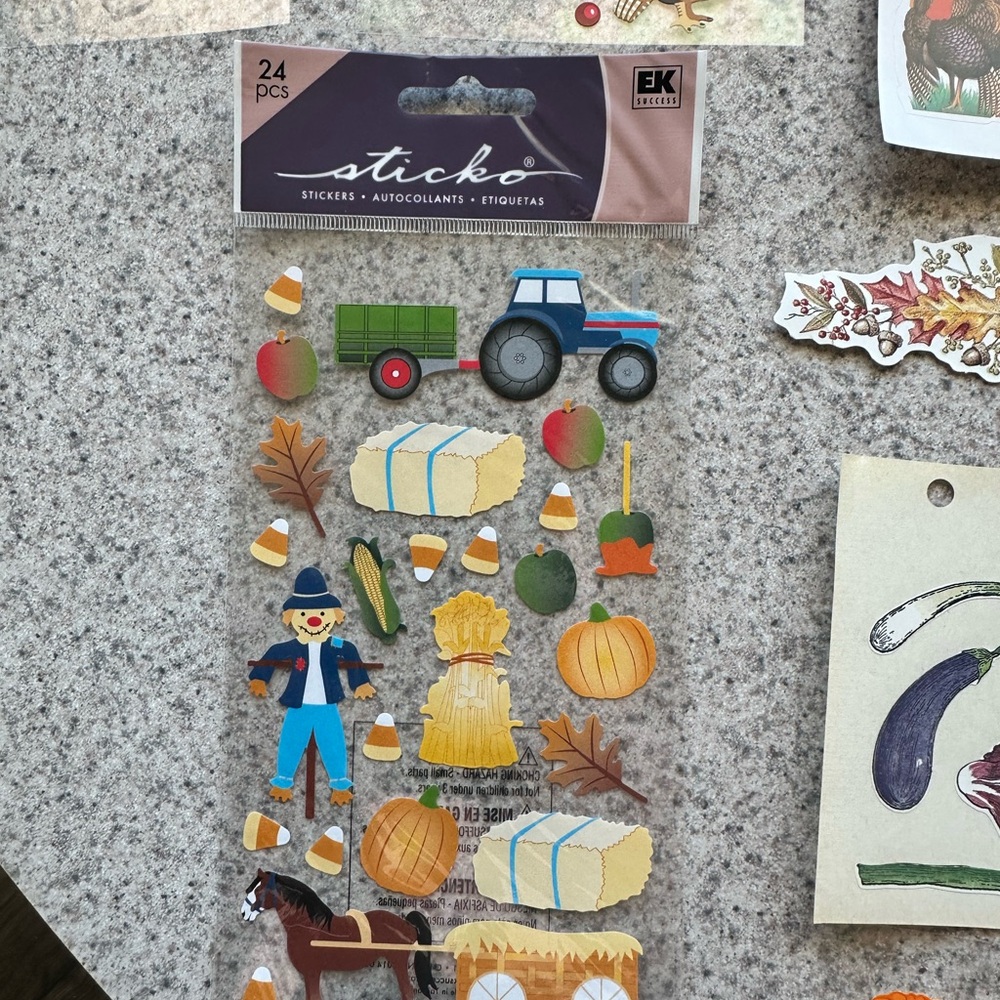 Autumn and Thanksgiving Sticker Set - Picture 12 of 12